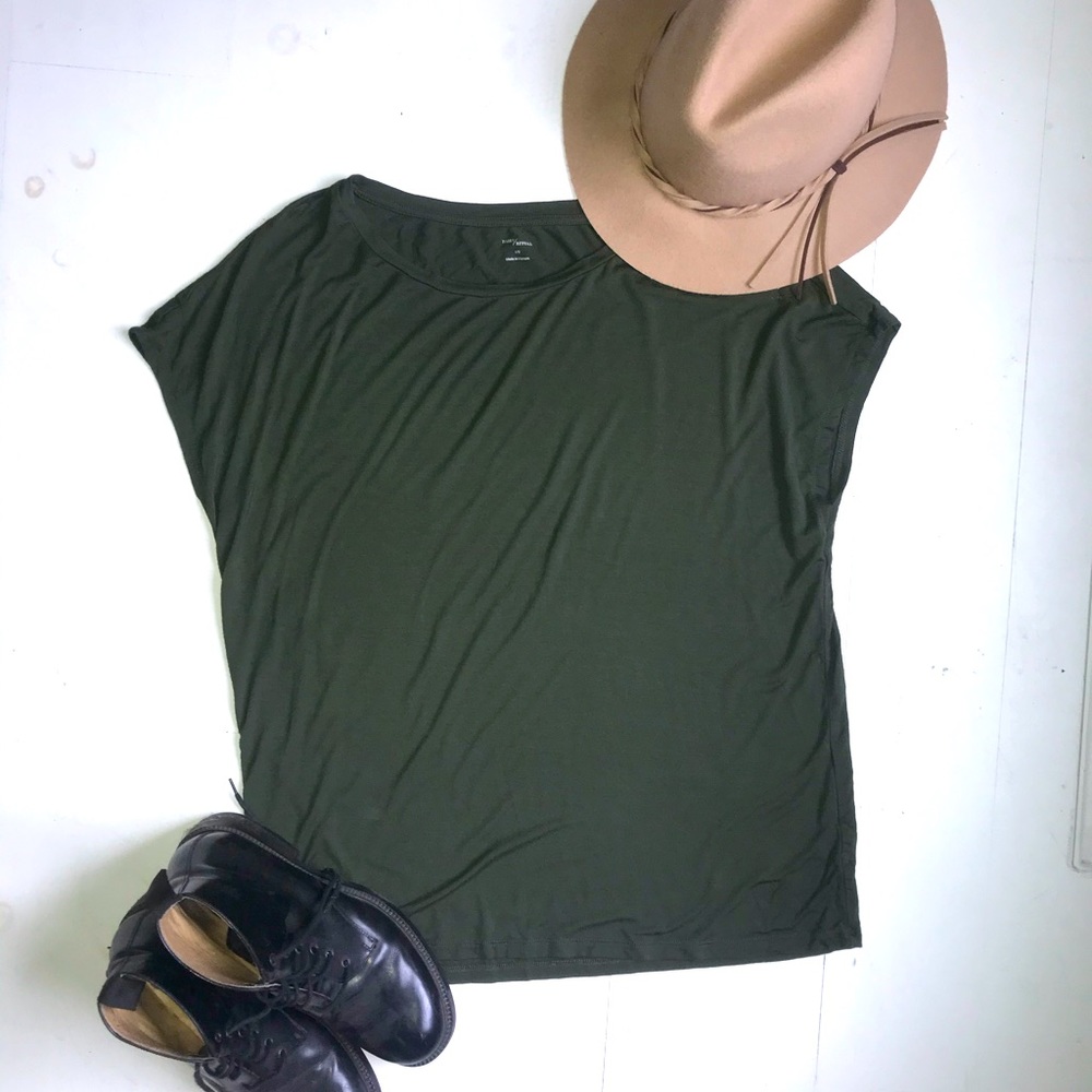 Daily Ritual Army Green Relaxed Tshirt